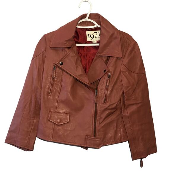 Reiss Women’s Lamb Leather Jacket Jacket Size M - Picture 11 of 11